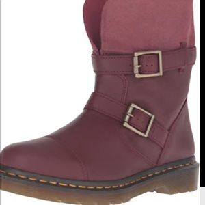 Dr. Martens Burgundy Combat Boots